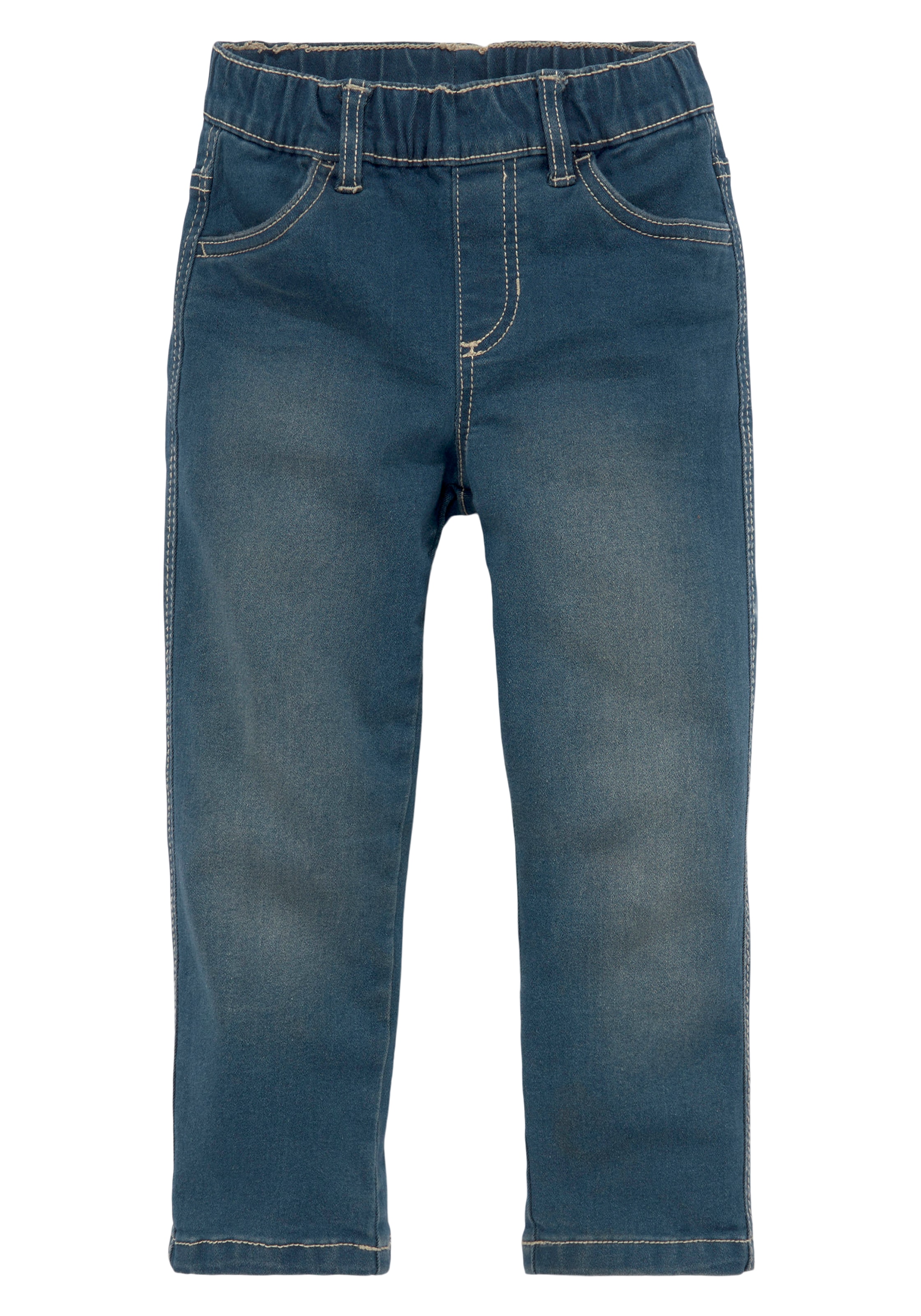 KIDSWORLD Schlupfjeans », Stretch-Jeans für kleine Jungen«, bequeme Passform,  gerade Beinform,  mit Gummizug im Bund