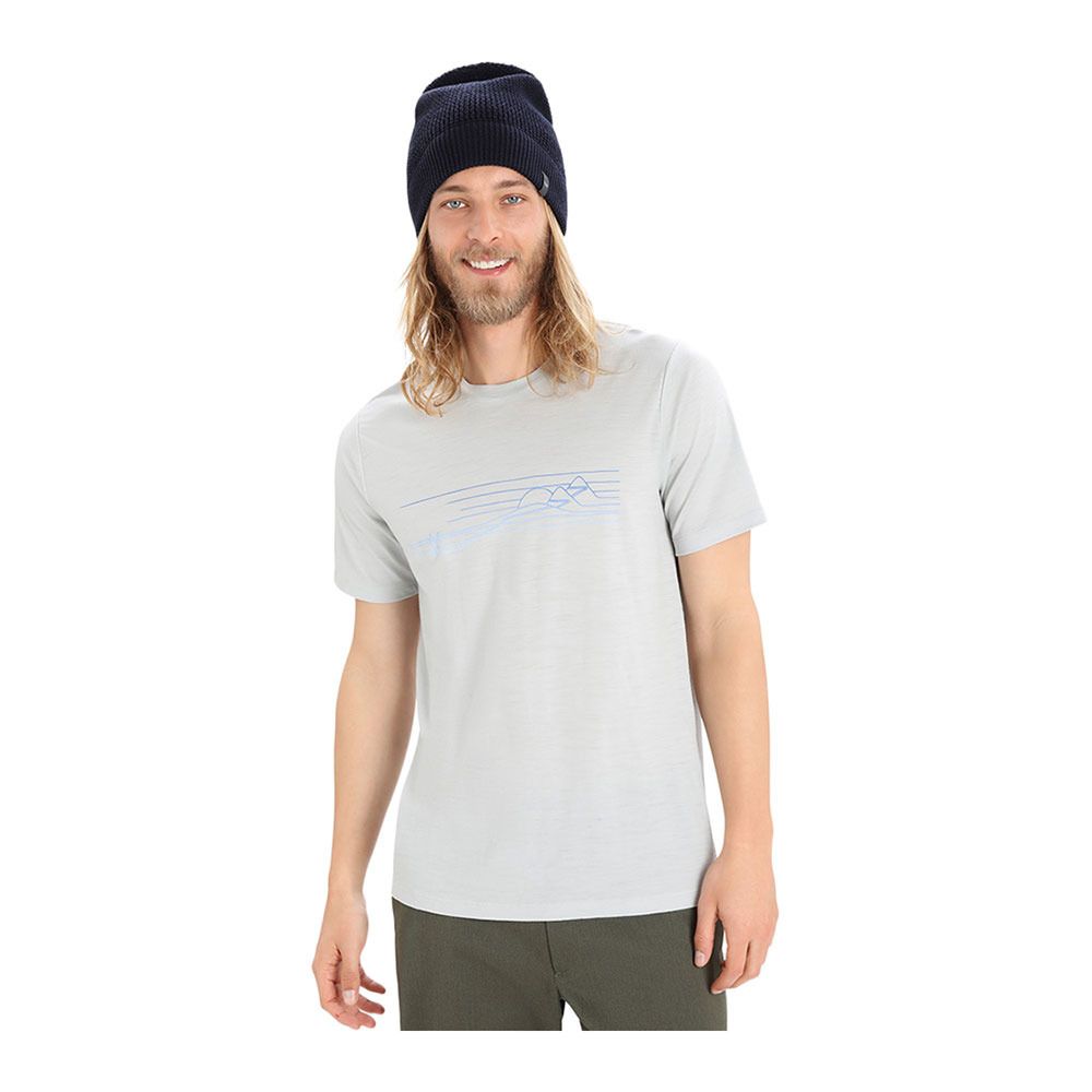 Icebreaker TECH LITE II - Tee-shirt Homme ether