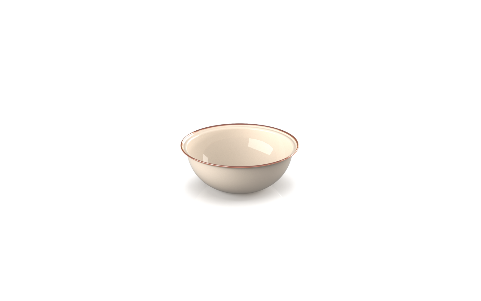 GSI MESA Emaille-Schale 14,6 cm - Cream
