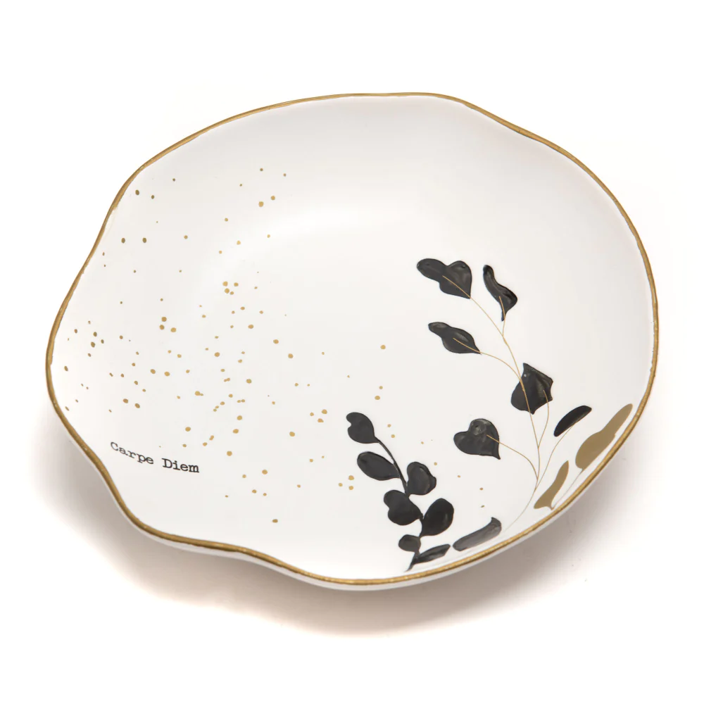 Assiette creuse carpe diem (lot de 6) Amadeus