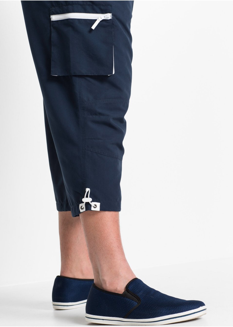 Pantalon 3/4 à enfiler en microfibre