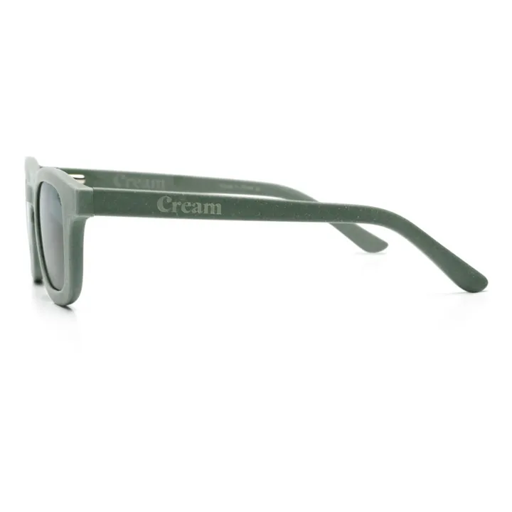 Cream Lunettes de Soleil Carré | Vert kaki