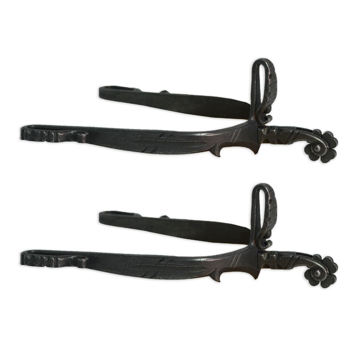 Espora Western Forjada com Rebites | Equipamento para Cavalos | Artigos de Selaria | Tradição Artesanal | Los Nietos