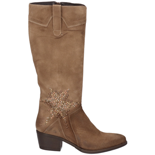 Exé Shoes - BOTA COWBOY BELA 616 BROWN TAUPE