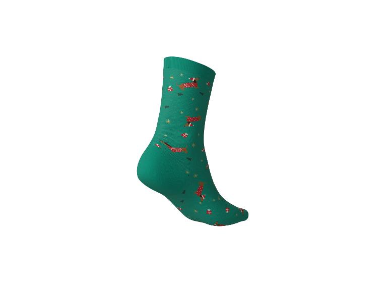 3 Paar dames kerstsokken