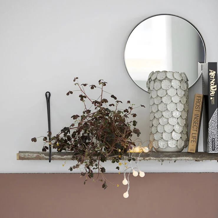 House Doctor Vase, Dot, Hvid Sort