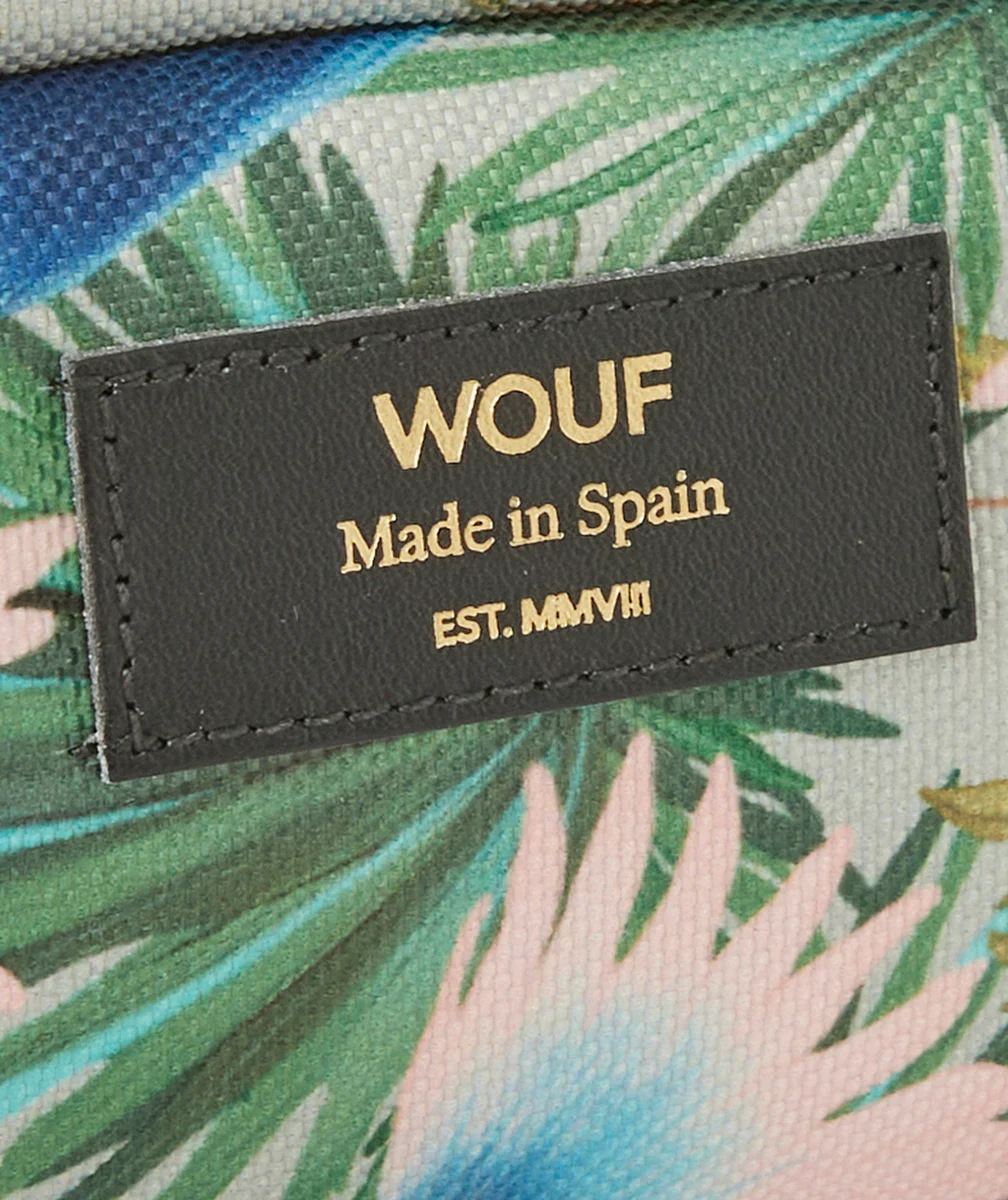 WOUFTROUSSE IMPRIMÉE TROPICAL OISEAUX 19x9x7,5 CM