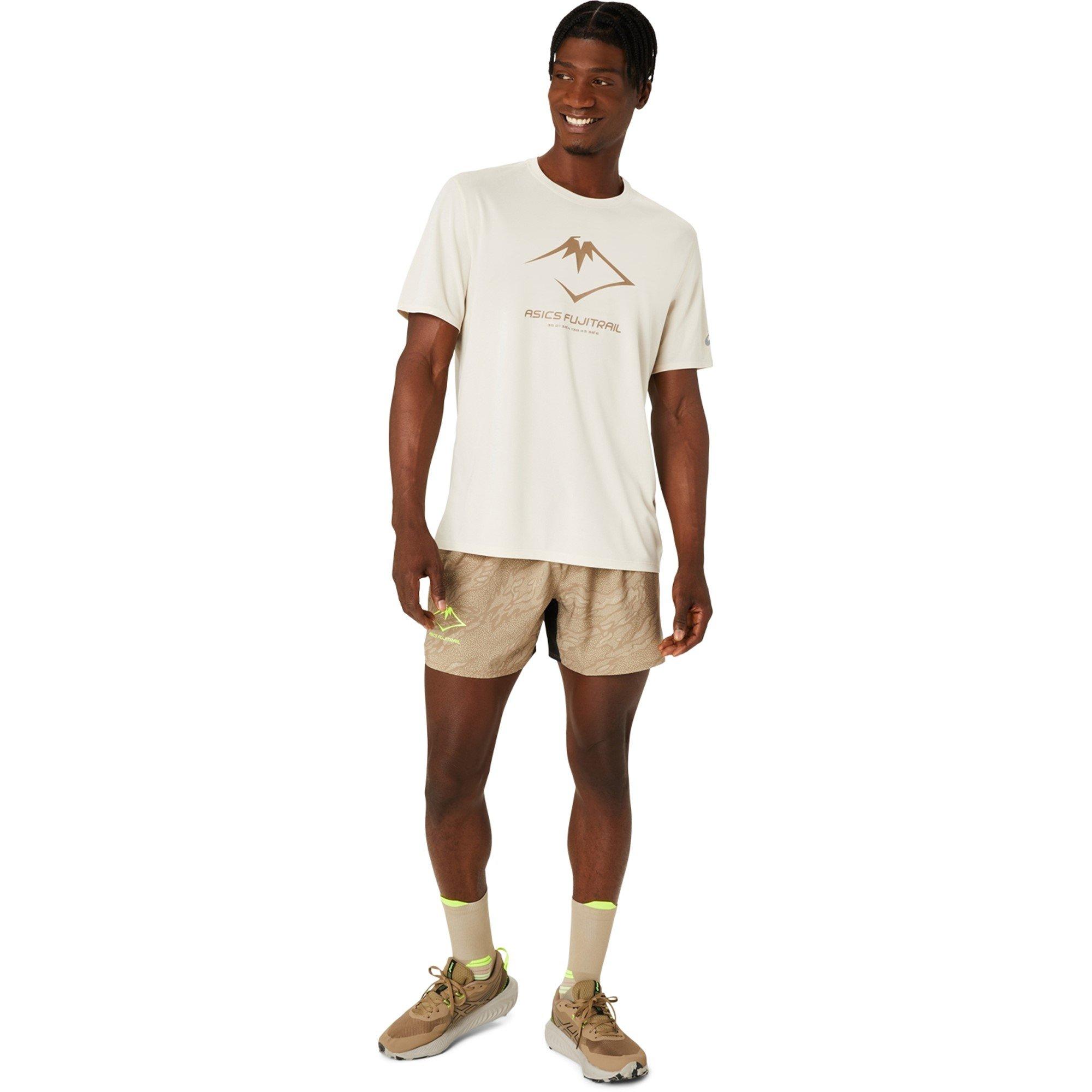 Asics Fujitrail Logo Mens SS Running Top