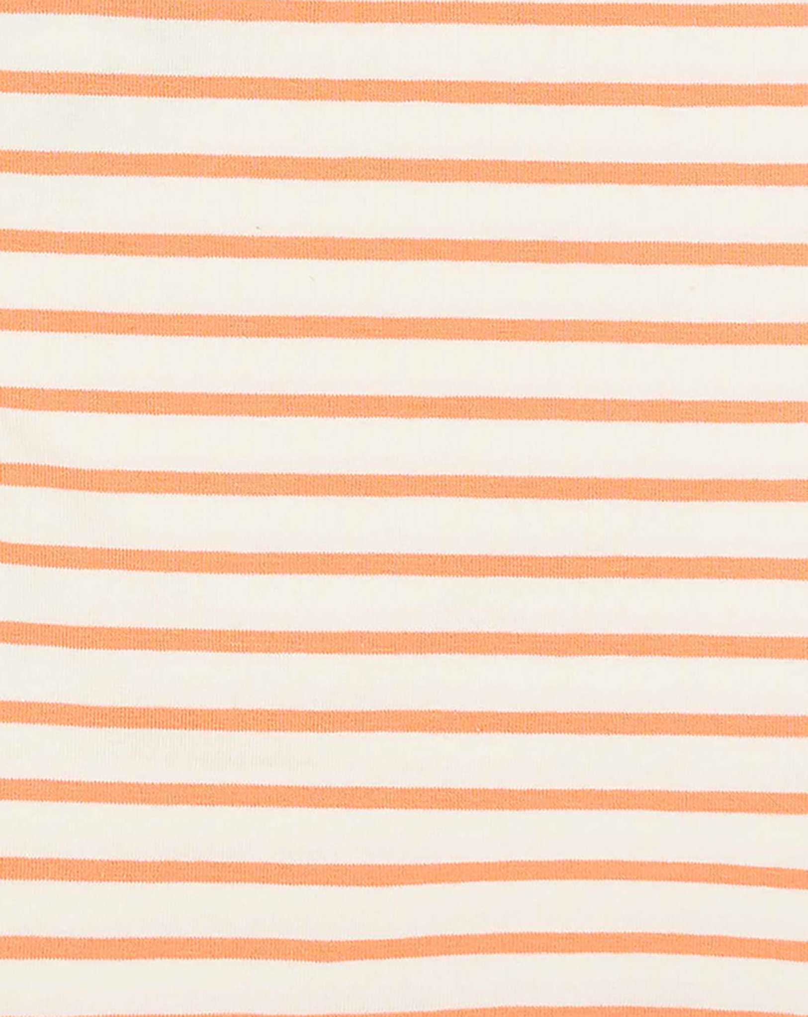 T-Shirt BLOSSOM STRIPES in melon