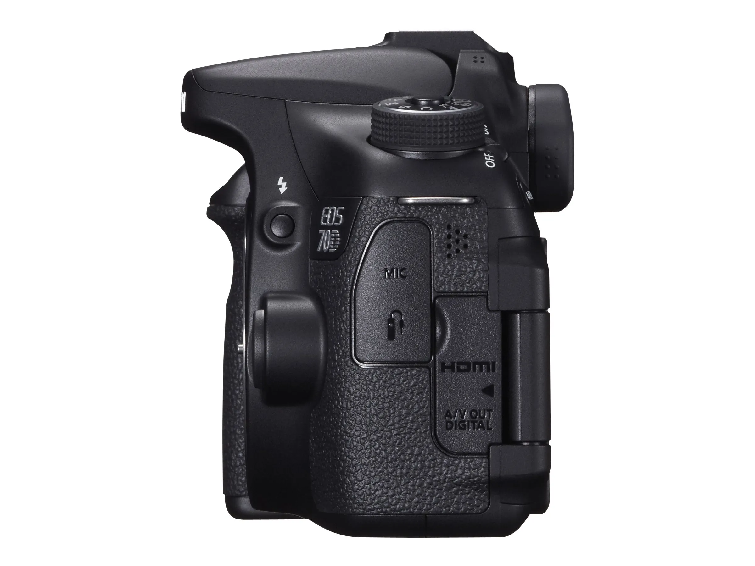 Canon EOS 70D - Digitalkamera - SLR - 20.2 MP - APS-C - 1080p - 3x optisk zoom EF-S 18-55 mm IS STM objektiv - Wireless LAN