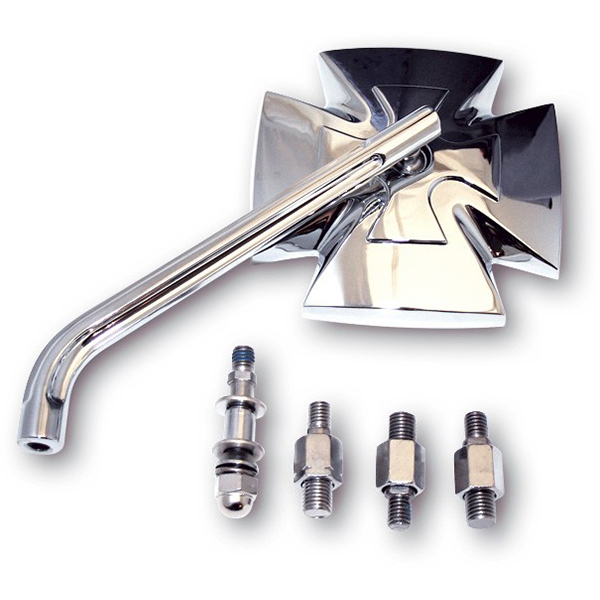 Highsider - Rétroviseurs Iron Cross Chrome
