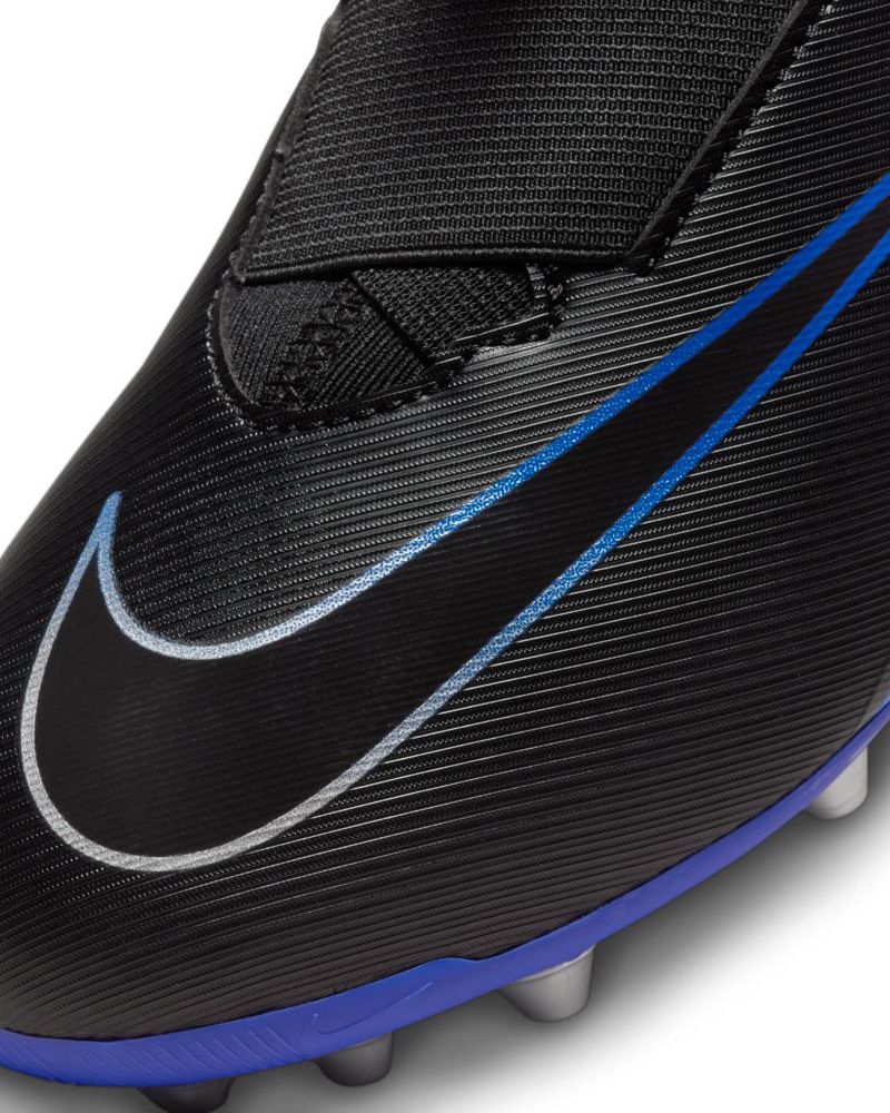 Chaussures de football Nike Mercurial Superfly 9 Academy AG Noir & Bleu pour enfant