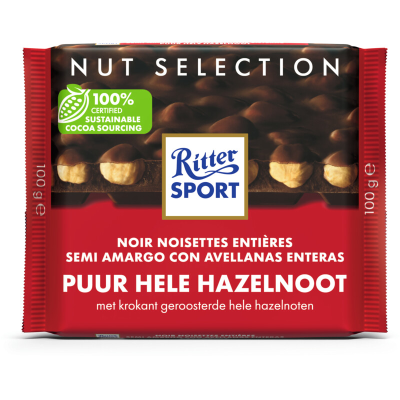 Ritter Sport Puur hele hazelnoot