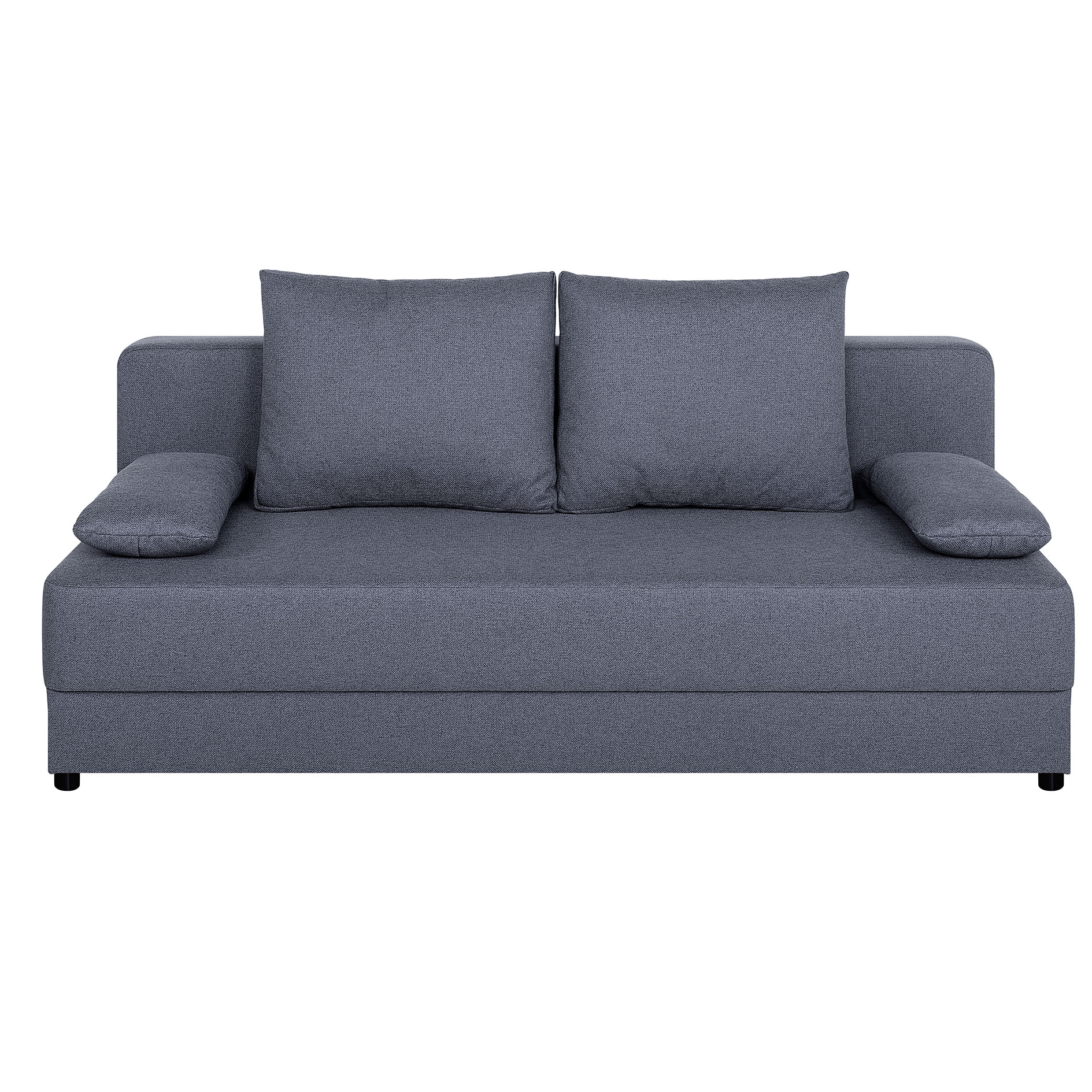 Schlafsofa - dunkelgrau - mit Staukasten und Liegefunktion - Dauerschläfer