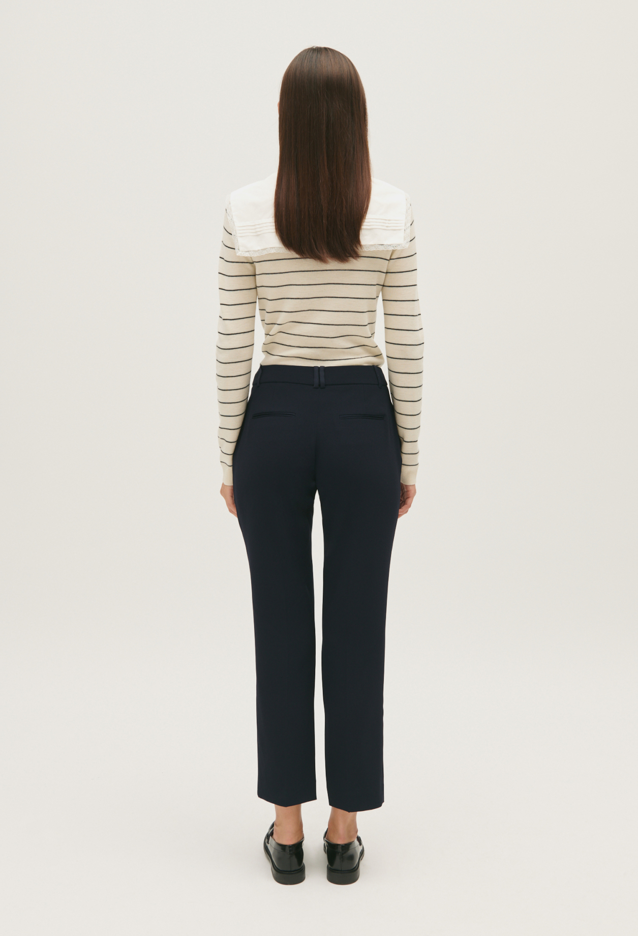 Pantalon tailleur cigarette