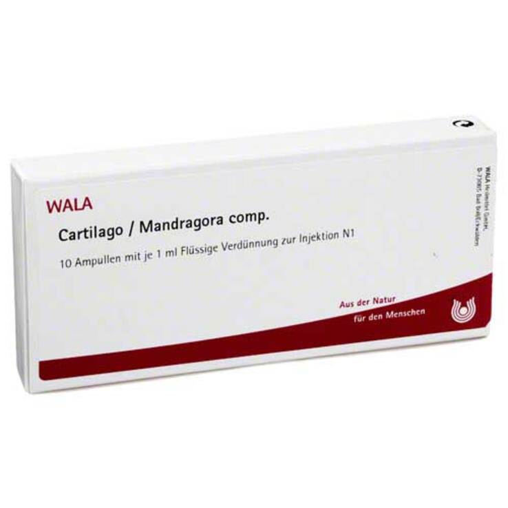 Cartilago / Mandragora comp.Ampullen, 10X1 ml