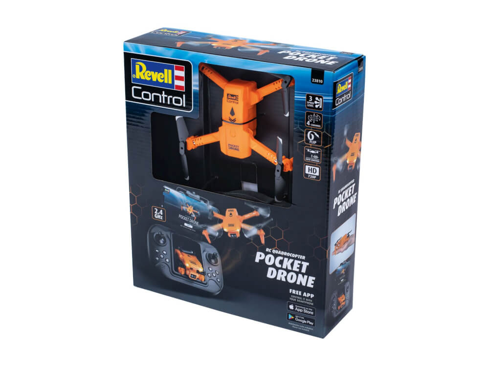 RC Quadrocopter Pocket Drone, Revell Control Ferngesteuerte Drohne