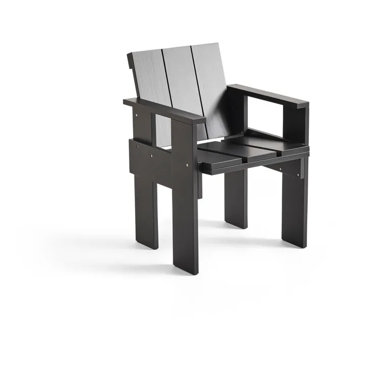 Hay Chaise outdoor Crate en bois | Noir