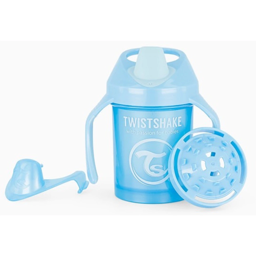 Twistshake Trinkbecher Mini ab 4 Monate 230 ml, Pearl Blue
