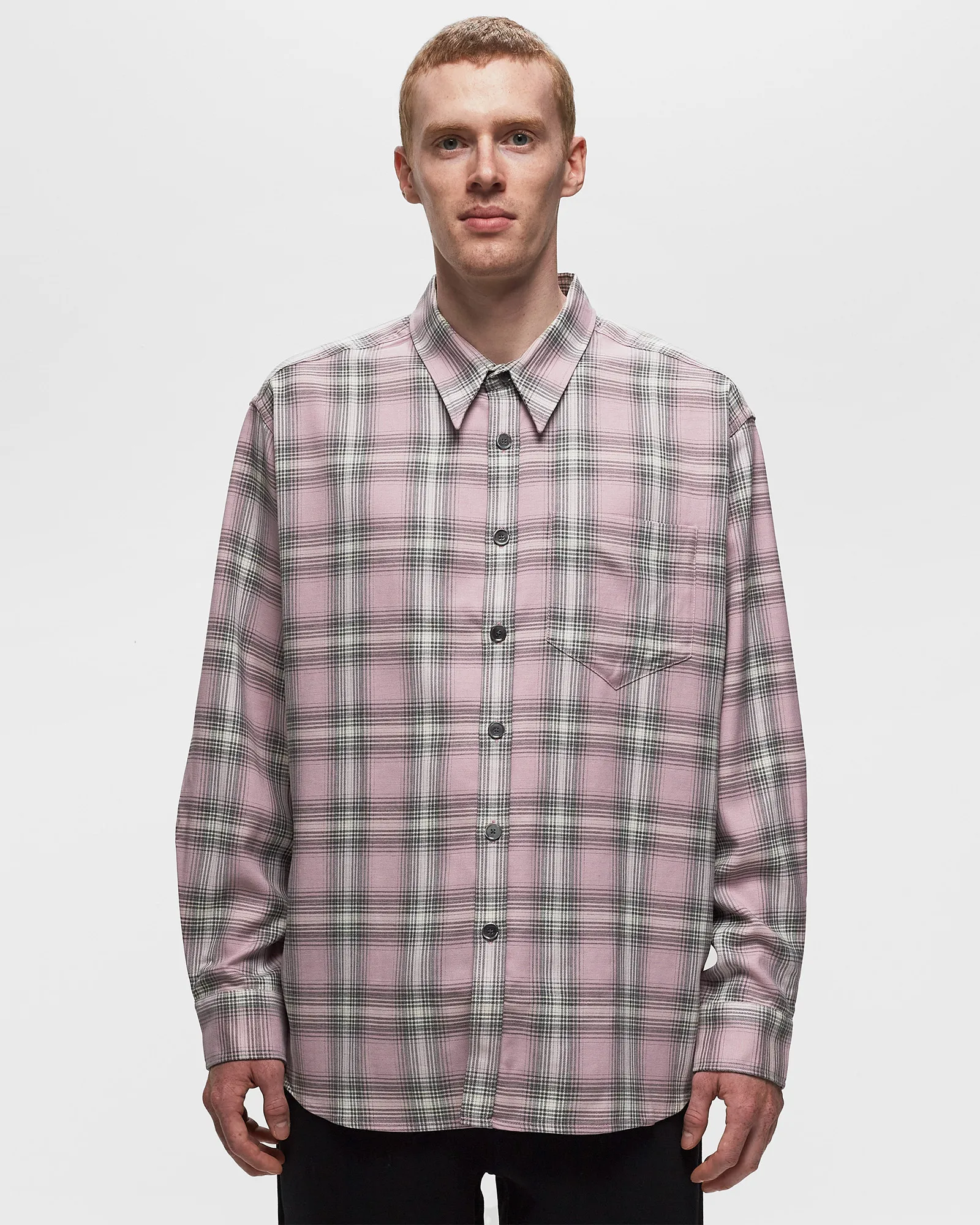 AMI Paris OVERSIZE OVERSHIRT WITH PATCH POCKET