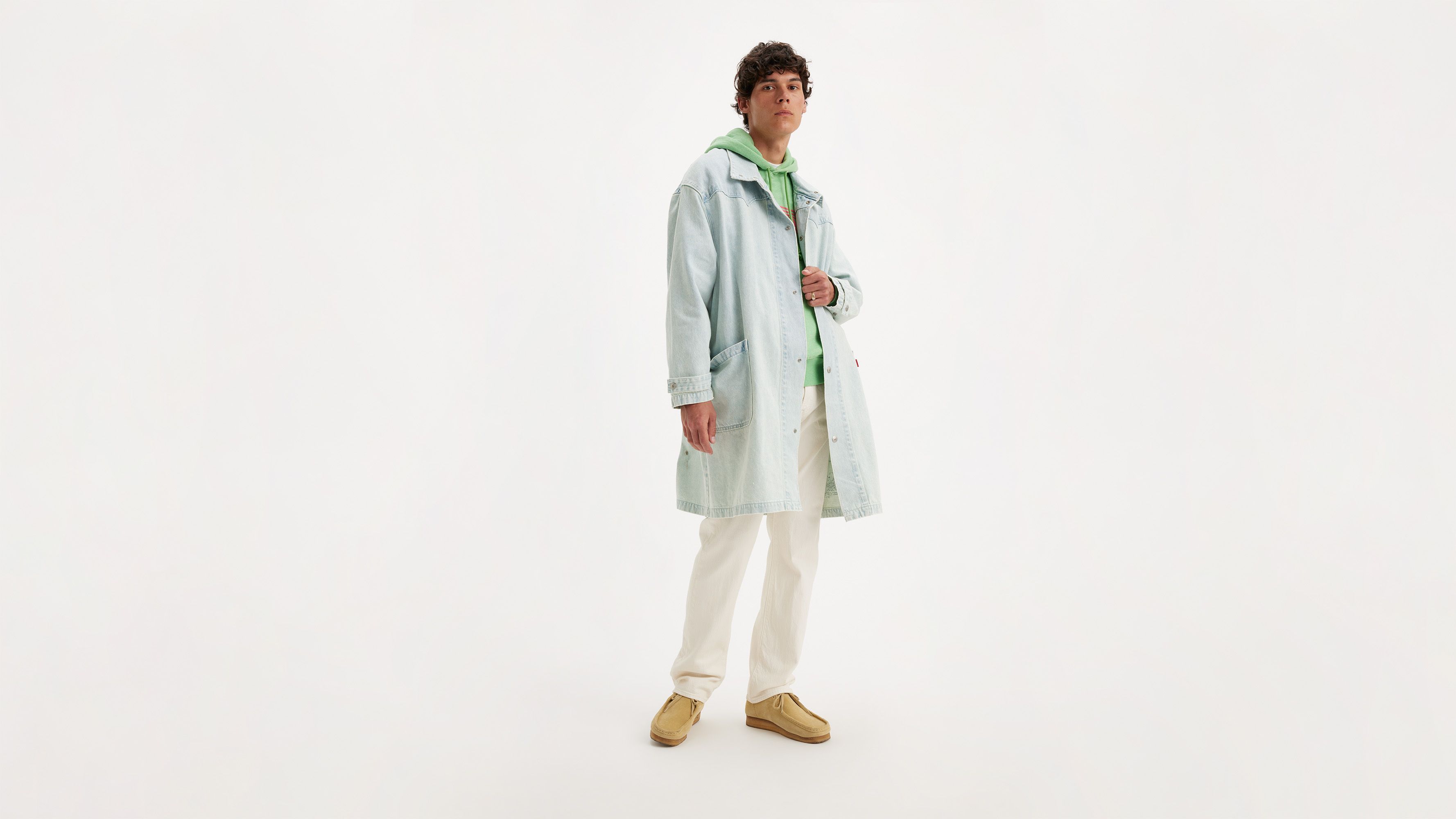 Veste Western denim - Toile Indigo First Take - Bleu
