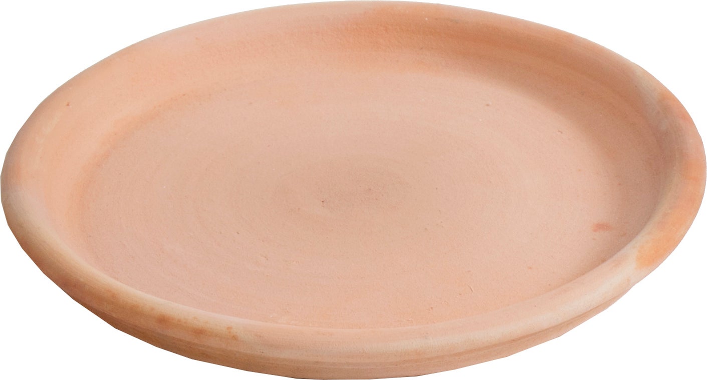 Mega Collections plantenschotel Whitewash terracotta D 43 H 5,5 cm