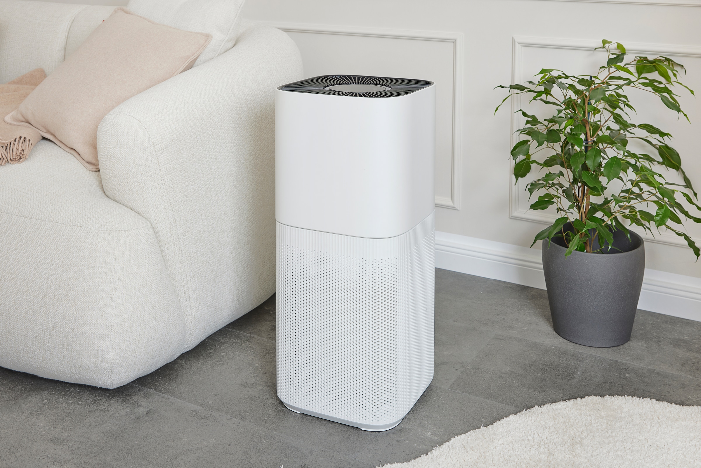 Hanseatic Luftreiniger »»KJ500«« für 143 qm Räume 45W, Top Filtersystem für Allergiker mit Ionentechnologie