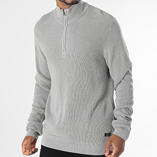 Pull Col Zippé Codford 20714337 Gris