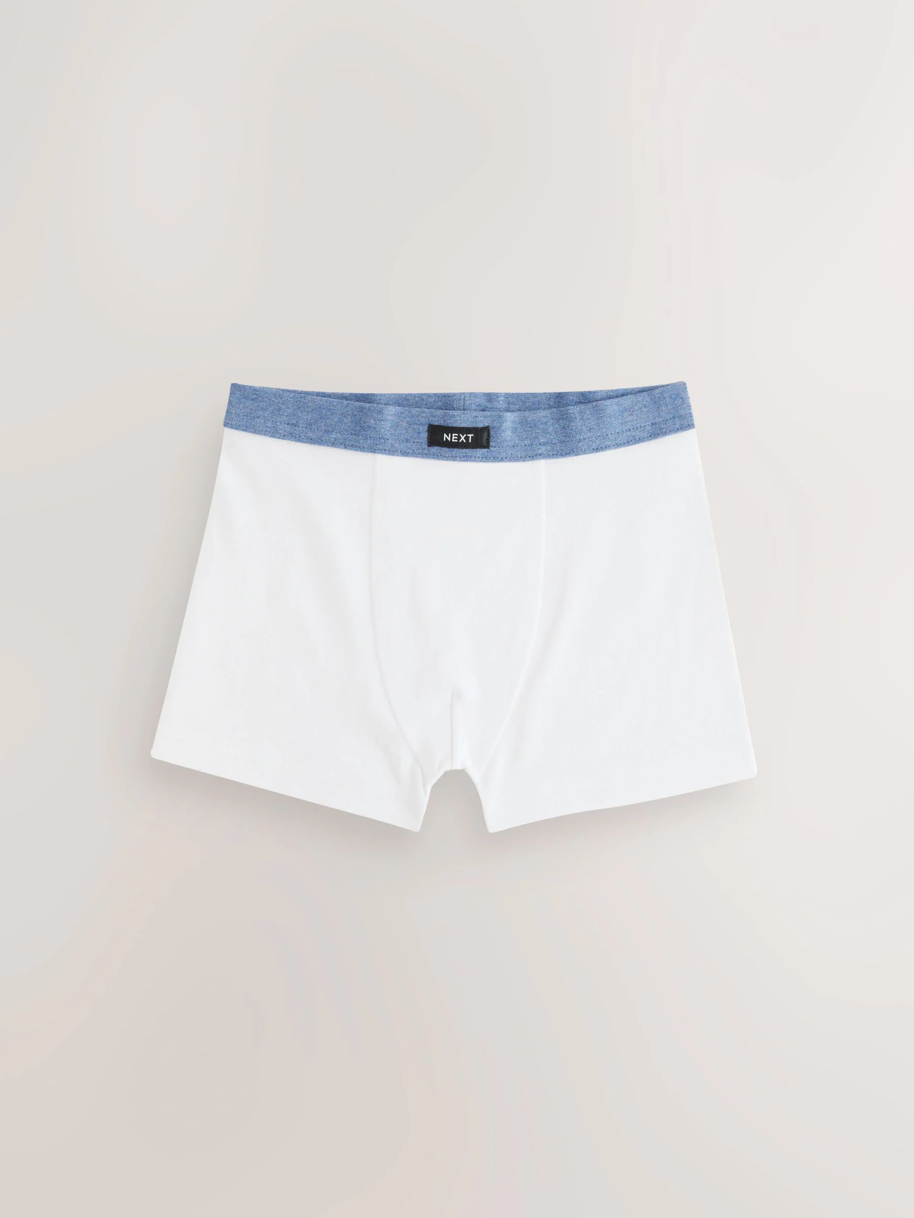 Blauw - Set van 5 boxershorts met zachte tailleband (1,5-16 jr)