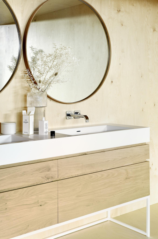 Ethnicraft Clear Layers spiegel 121 naturel eiken
