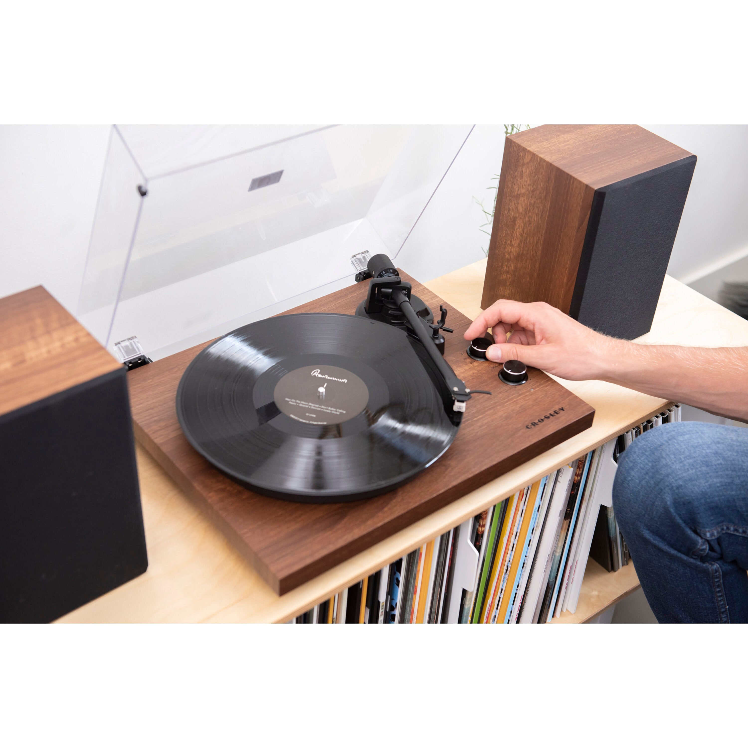 Crosley C62C-WA4 platenspelerset Walnut
