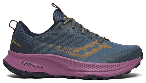Saucony Ride TR2 GTX Bleu Violet Femme