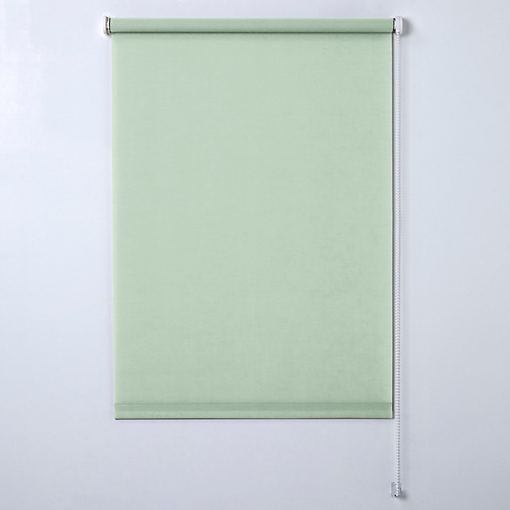 Store enrouleur tamisant Halo mat vert sauge L.180 x l.55 cm