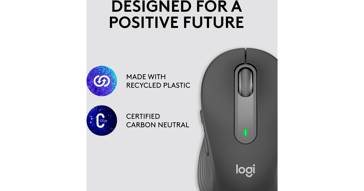 LogitechSignature M650 Large Full-Size Draadloze Muis  (Grafiet)