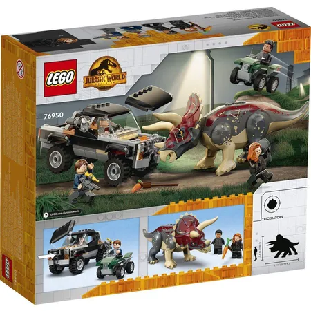LEGO® Jurassic World™ 76950 Triceratops-Angriff