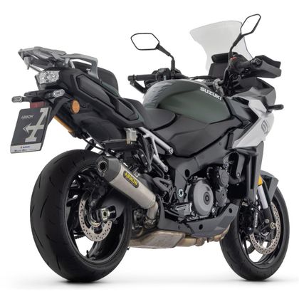 Silencieux Arrow X-KONE embout carbone - Gris