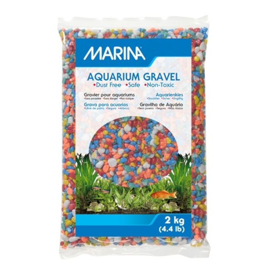 Cascalho Marina Rainbow para aquários