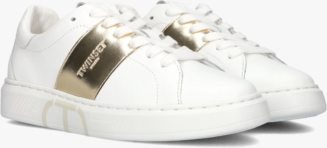 TWINSET MILANO witte twinset milano lage sneakers 241tcp010