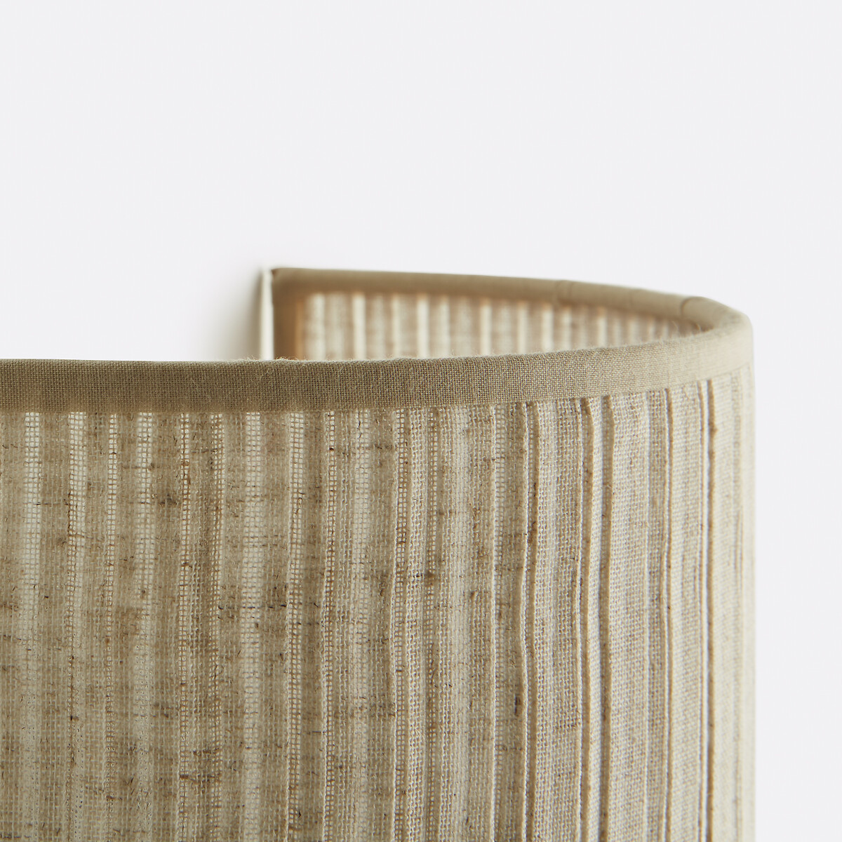 LA REDOUTE INTERIEURS<br>Arandela em linho plissado H25 cm, Jakoma