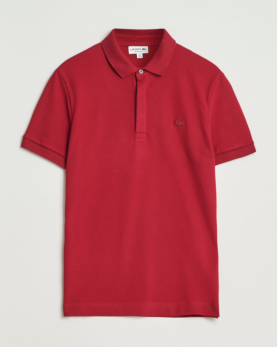 Lacoste Paris Polo Piké Bordeaux