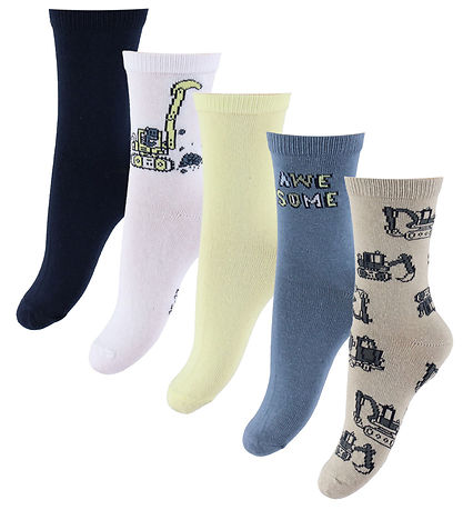 Name It Socken - 5er-Pack - NmmWagon - Bright White