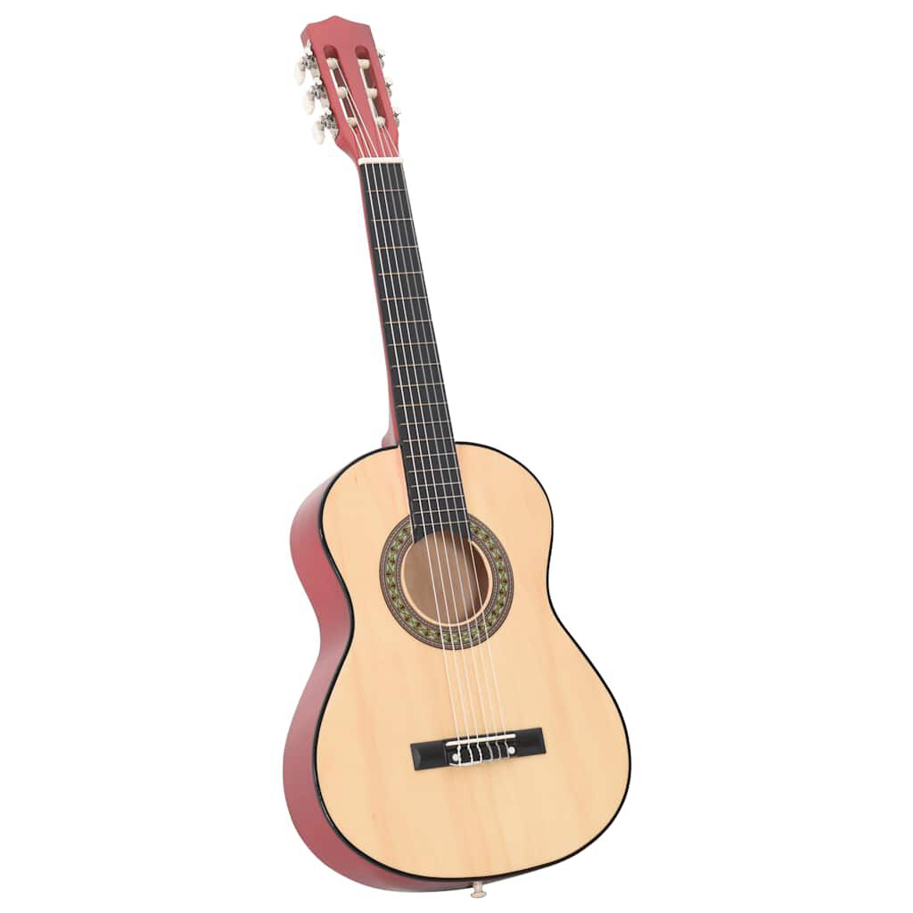 vidaXL 8-delige klassieke gitaar leerset, 1/2, 34