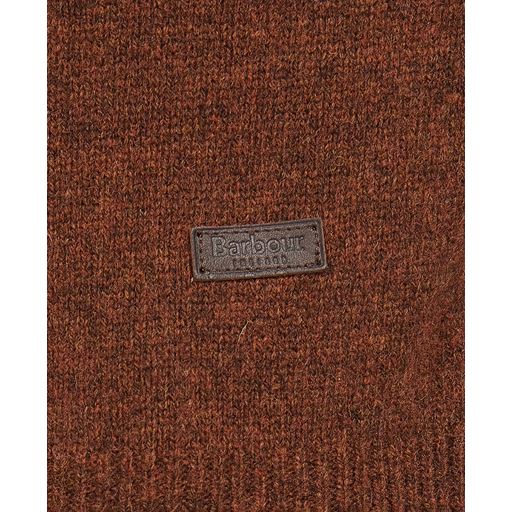 Barbour Essential Patch Crew Striktrøje, Brun, XXL