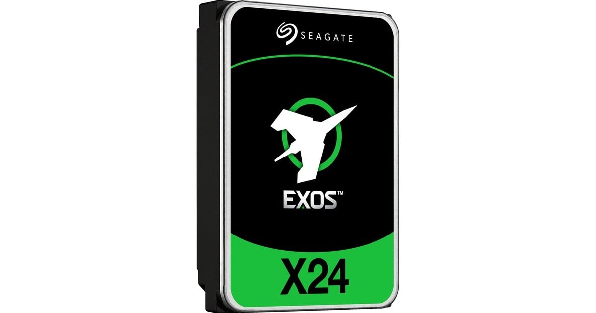 SeagateExos X24 24 TB harde schijf  (ST24000NM002H, SATA/600, 24/7)