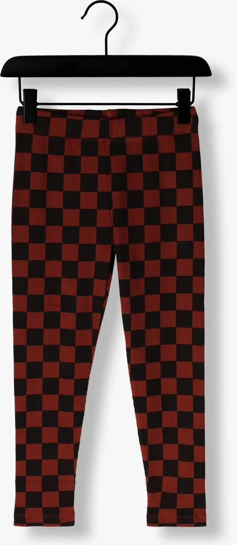 DAILY BRAT rode daily brat joggingbroek cheery checked pants brown