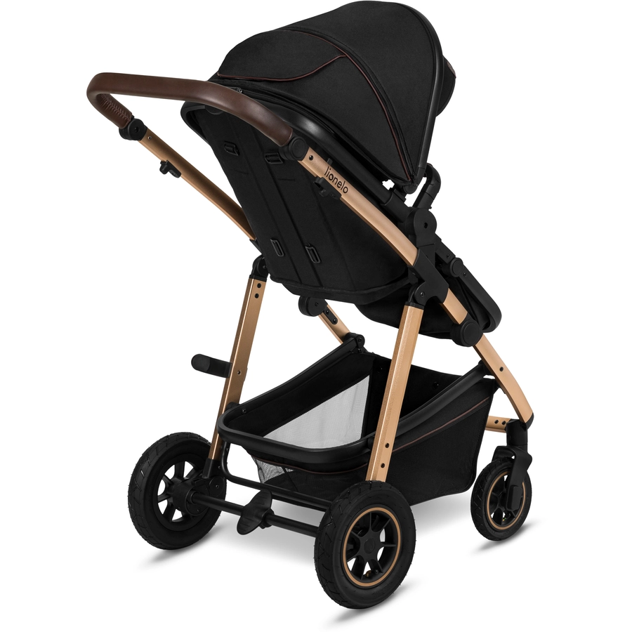 lionelo Kombikinderwagen Amber 3 in 1 Black Onyx