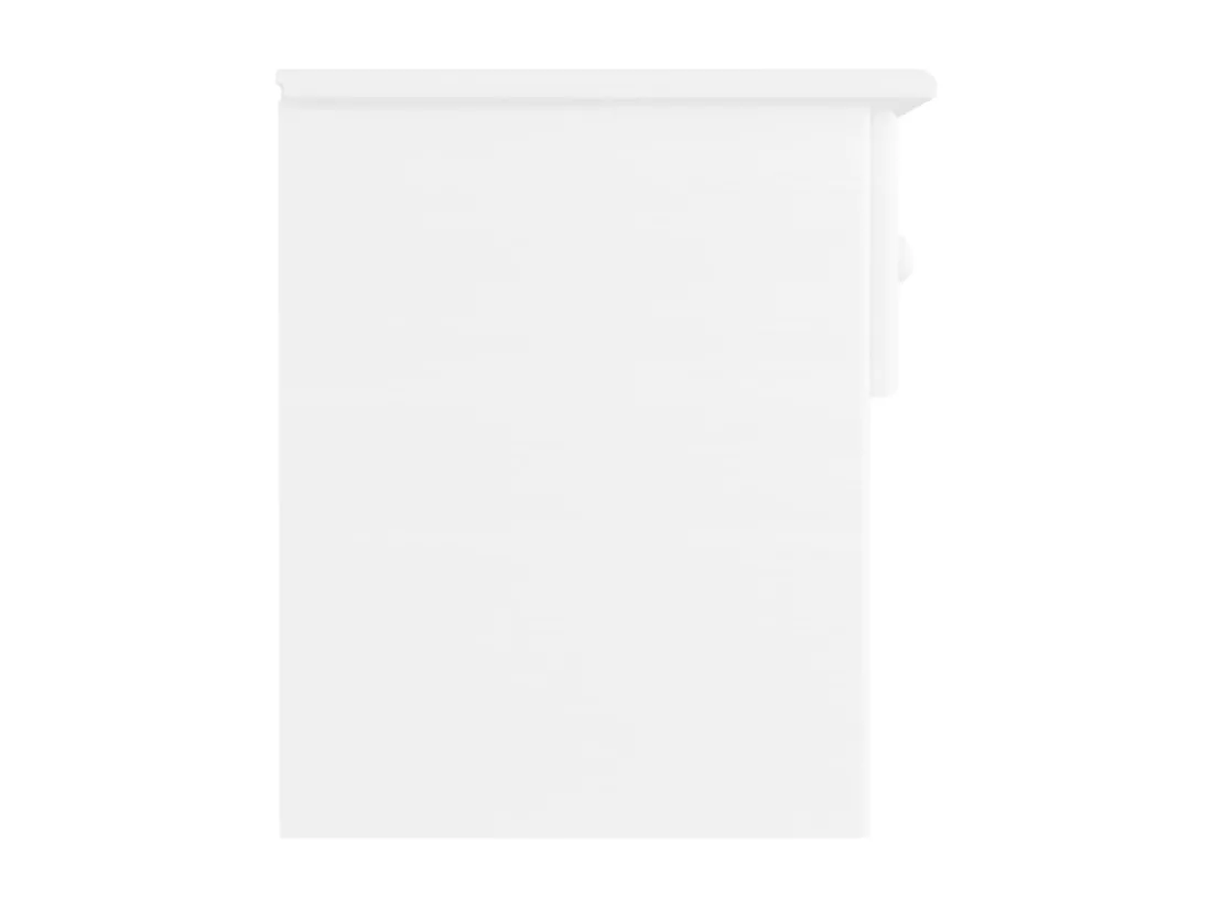 Table de chevet ALTA blanc 43x35x40,5 cm bois de pin massif
