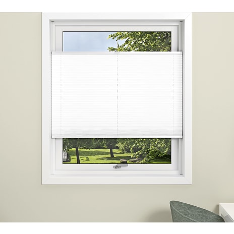 DEBEL Flex Plisségardin 80 x 130 cm - hvid