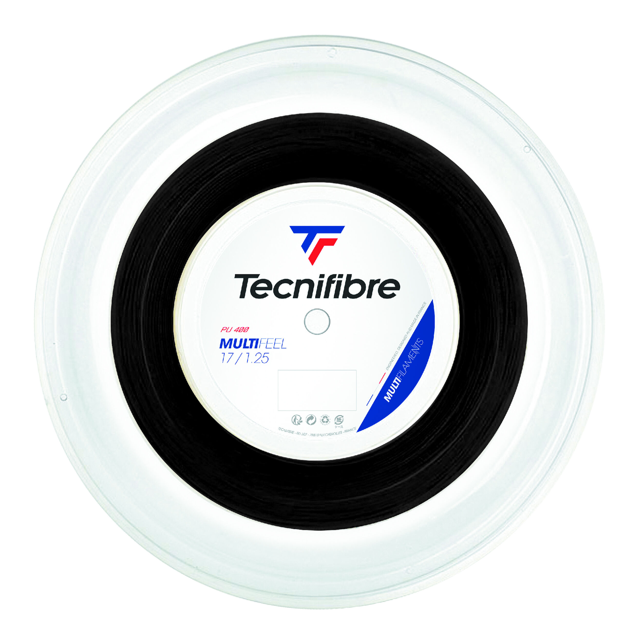 Tecnifibre Multifeel 200m Bobine Cordage - Noir