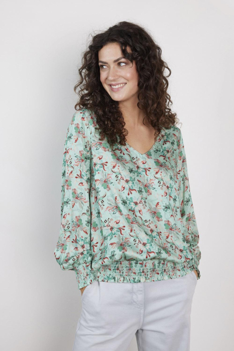 DIDI groene dames blouse
